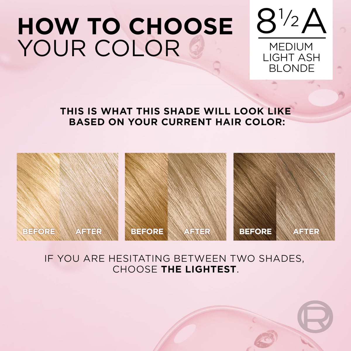 L’Oréal Paris Excellence Creme Hair Color 8½A Medium Light Ash Blonde