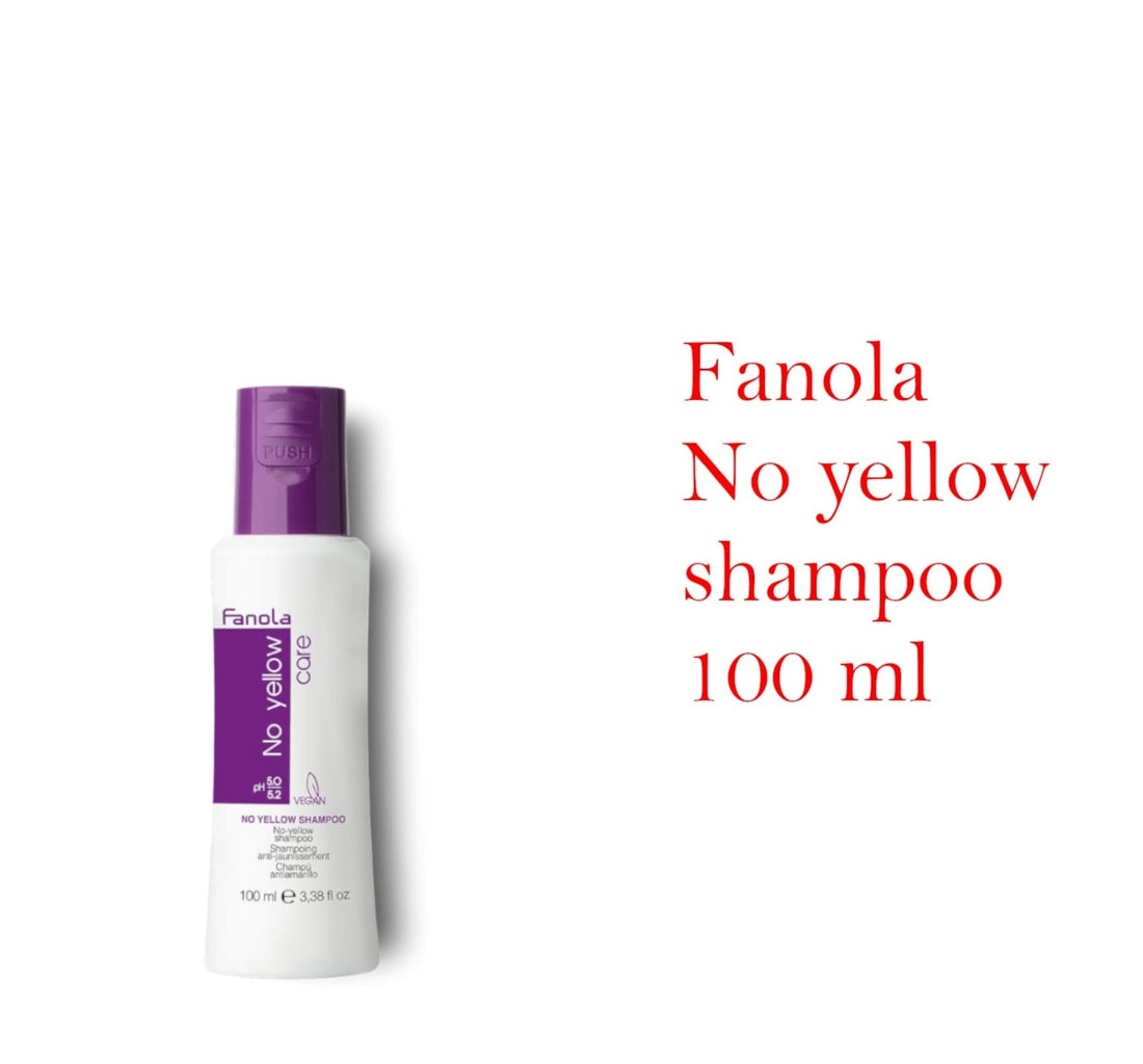 iFanola No Yellow Purple Shampoo, Anti-Brass Hair Toner, Travel Size 100ml