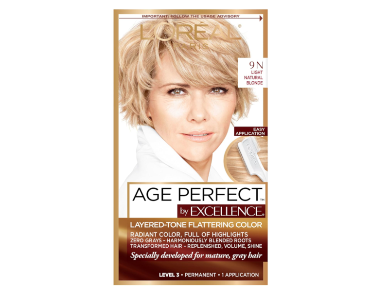 L'Oreal Paris Age Perfect Permanent Hair Color, 9N Light Natural Blonde