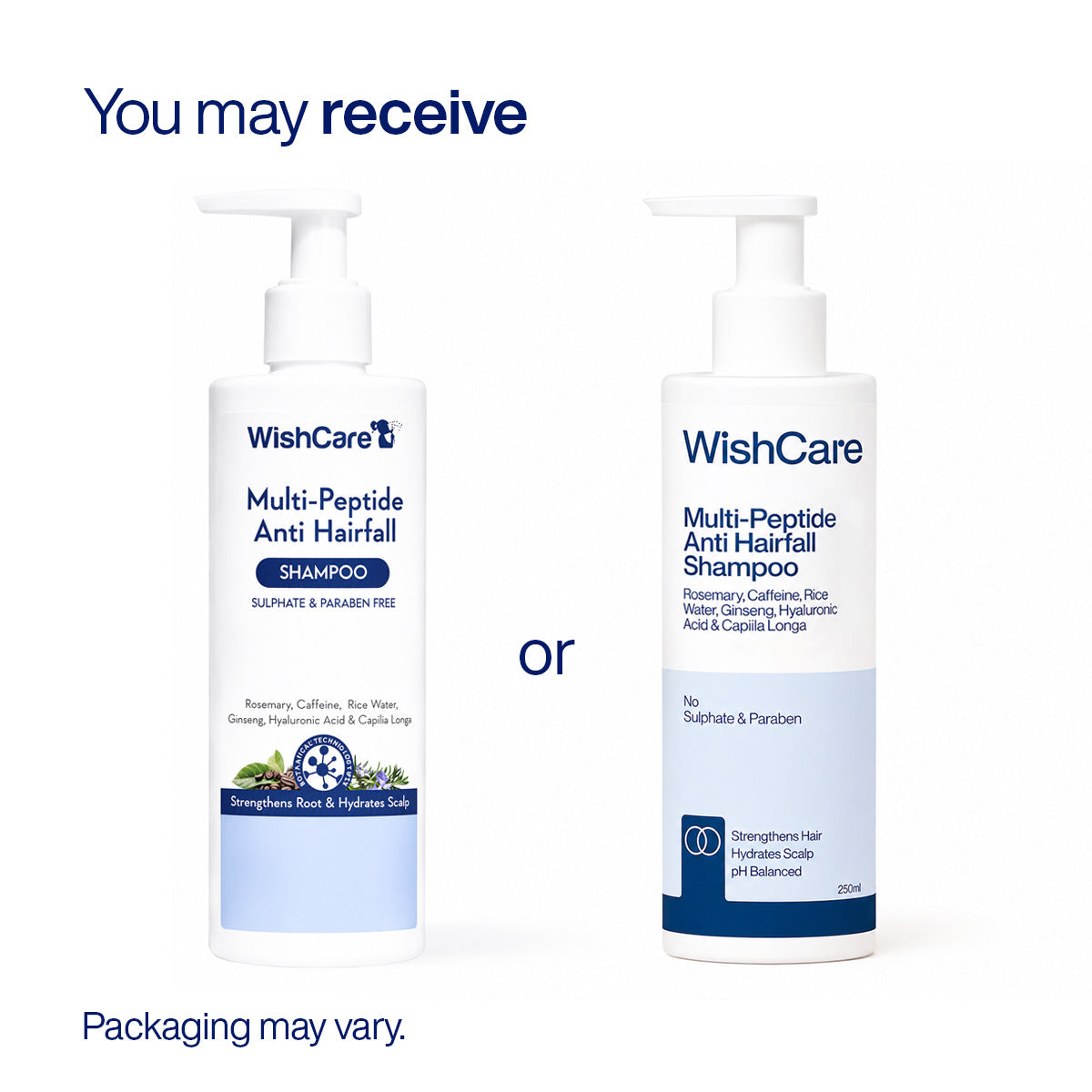 WishCare Multi-Peptide Anti Hairfall Conditioner | With Rosemary - 250ml
