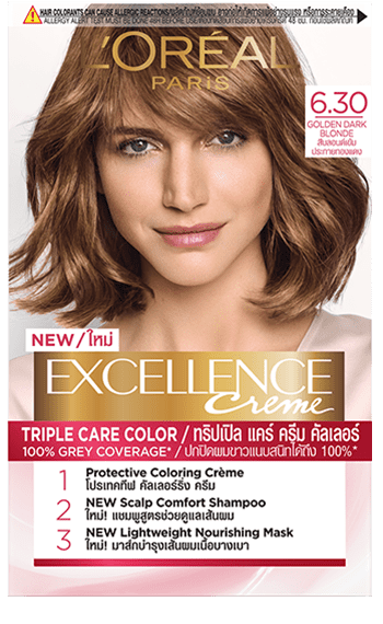 Loreal Paris Excellence Hair Color 6.30 Golden Dark Blonde