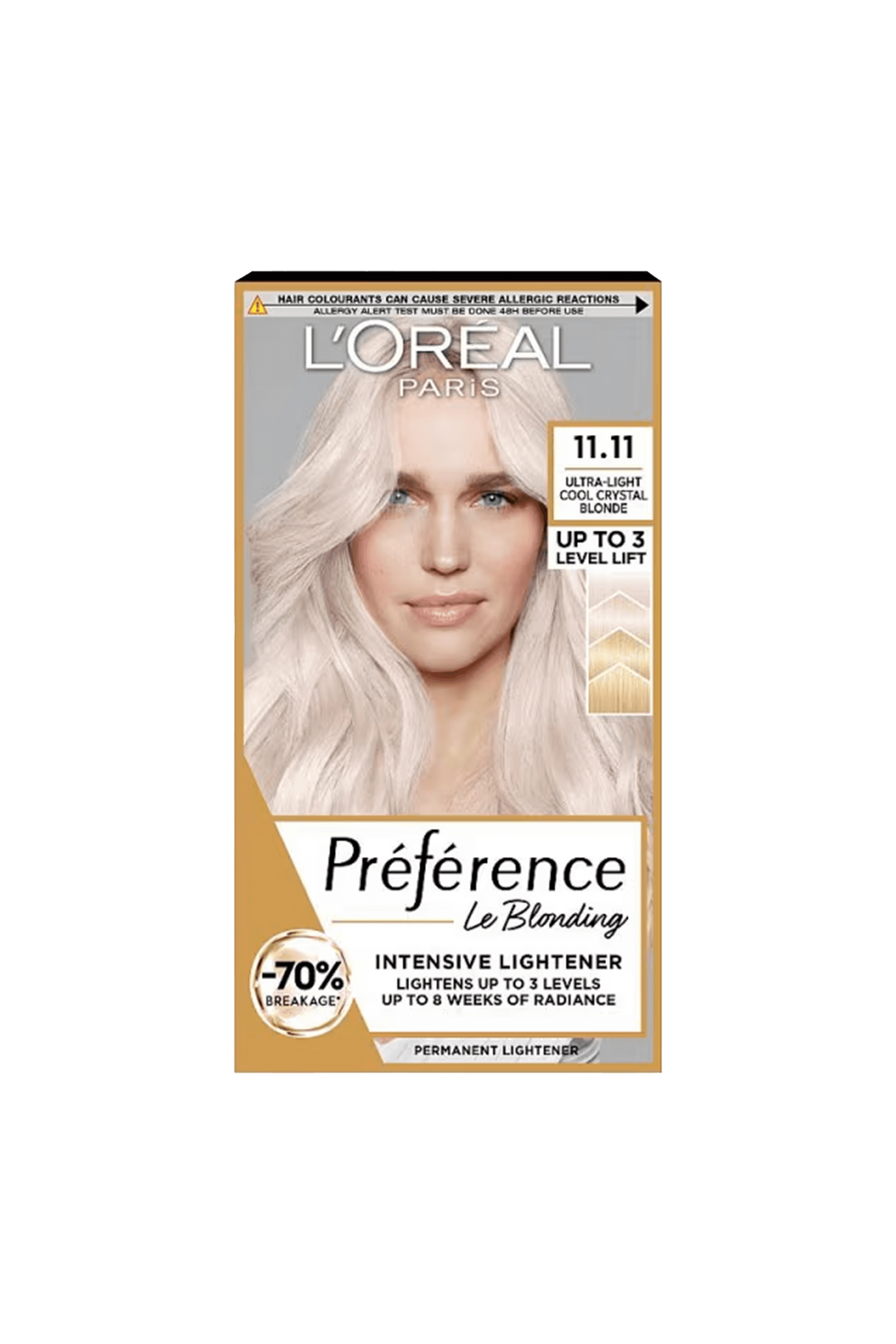 Loreal Preference 11.11 Ultra Light Cool Crystal Blonde Hair Dye