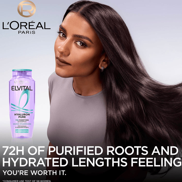 L'Oreal Elvive Hydra Hyaluronic Pure Shampoo 400ml