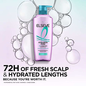Loreal Paris Elseve Hyaluron Pure 72hr Purifying Shampoo 620ml
