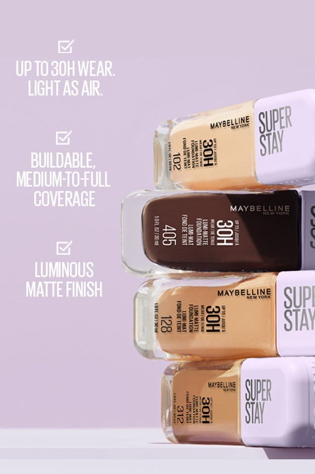 Maybelline New York Super Stay Lumi-Matte Foundation Makeup Shade - 120