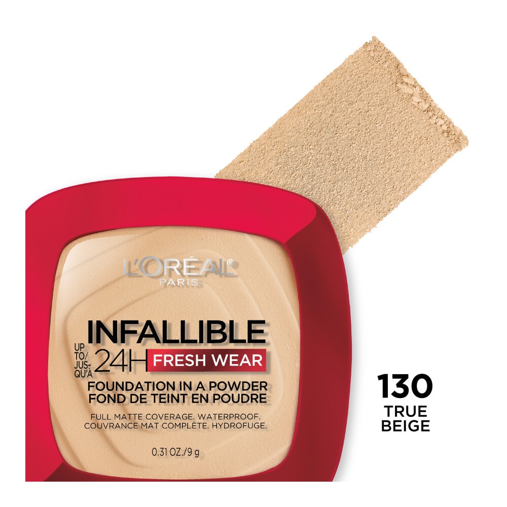Loreal Paris Infallible Up To 24h Fresh Wear Foundation In A Powder 130 True Beige