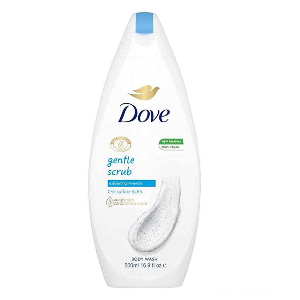 Dove Gentle Exfoliating Nourishing Body Wash 500ml
