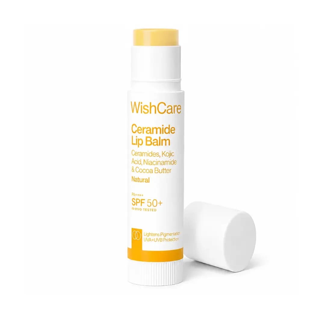 WishCare Ceramide Lip Balm with SPF 50 PA+++ (Natural)