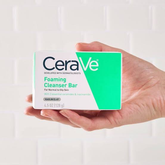 CeraVe Foaming Cleanser Bar – 128gm