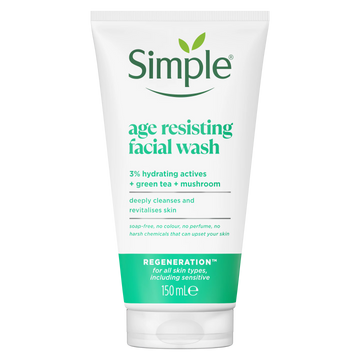 Simple Age Resisting Facial Wash 150ml