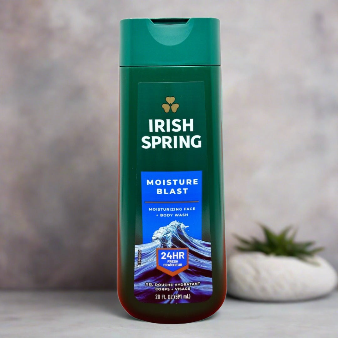 Irish Spring Moisture Blast Body Wash for Men 591ml
