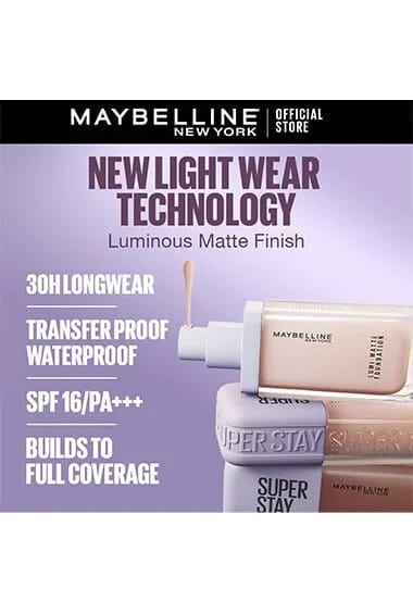 Maybelline Super Stay Lumi Matte Foundation 110