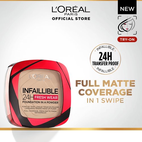 L'Oréal Paris Infallible 24H Foundation in A Powder 20 ivory