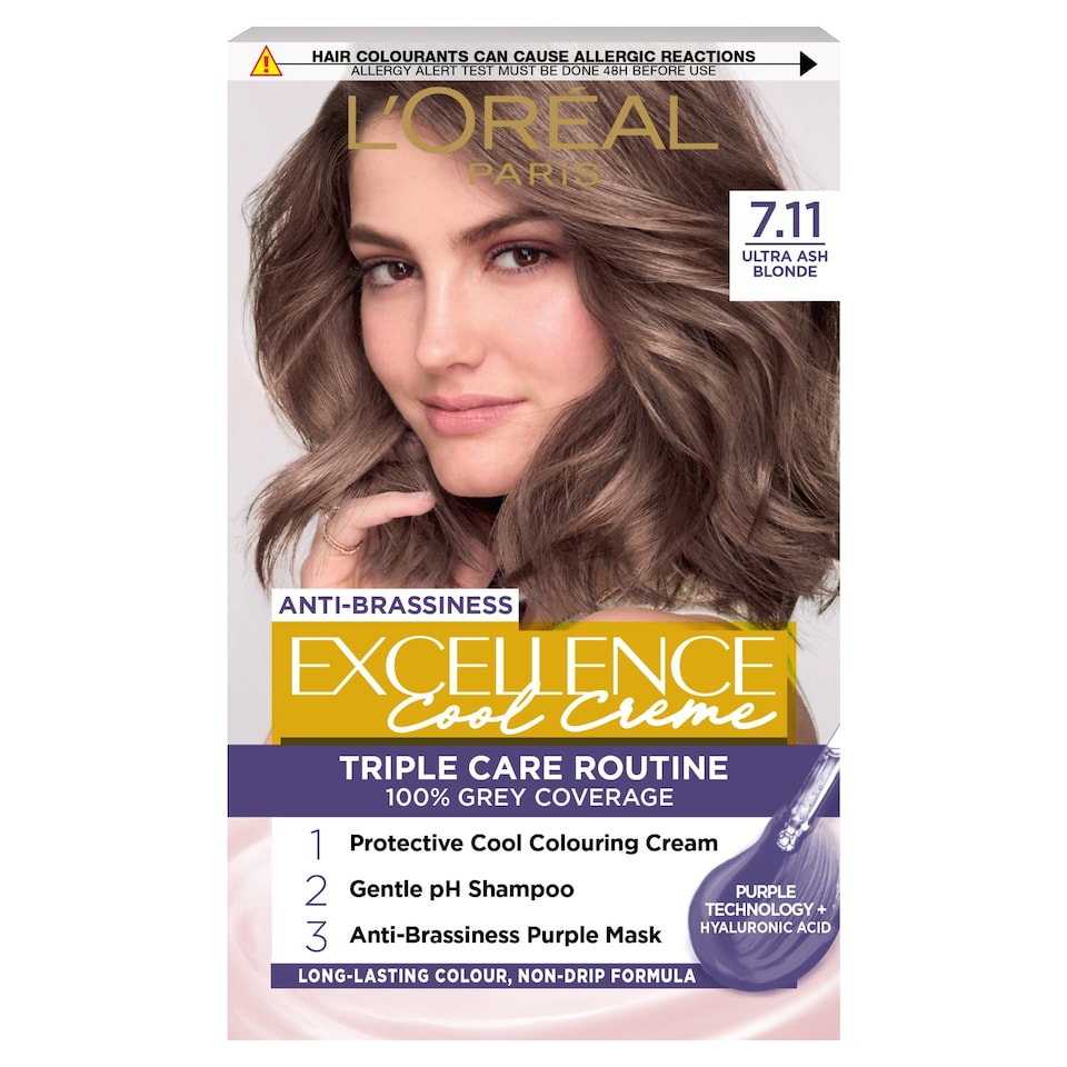 L'oreal Paris Excellence Cool Creme 7.11 Ultra Ash Blonde