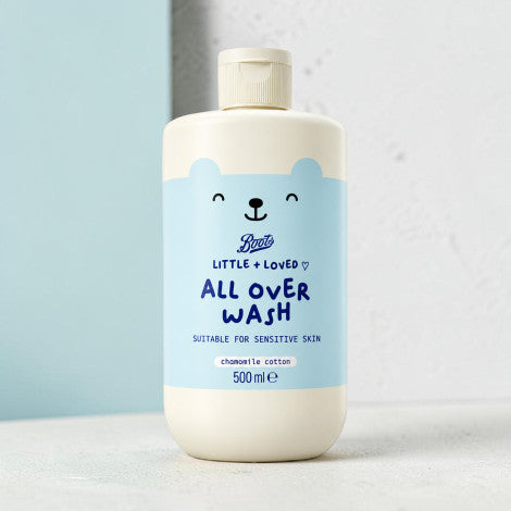 Boots Little + Loved All Over Wash Suitable for Sensitive Skin 500ml