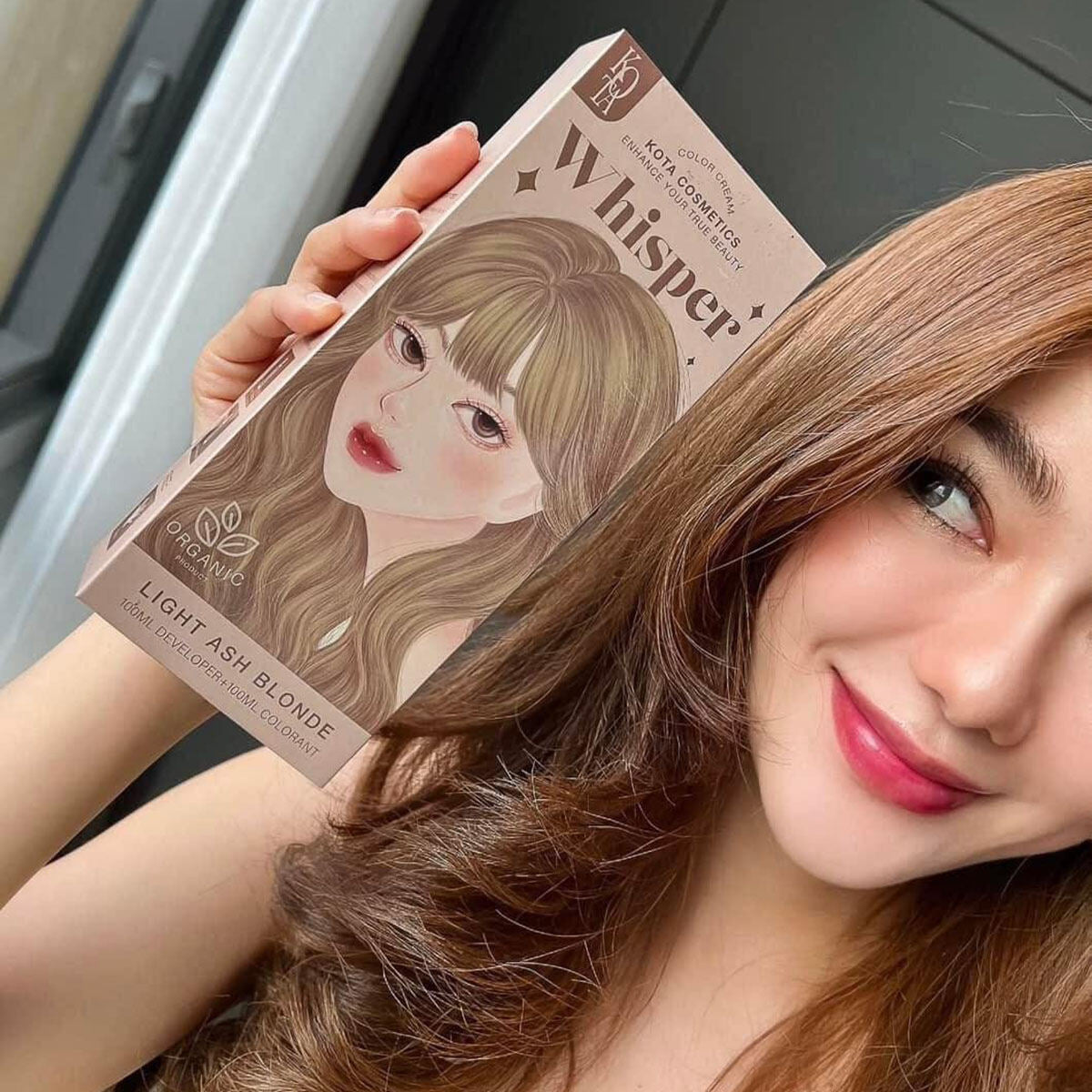 Kota Cosmetics Whisper Hair Color 100+100ml - Light Ash Blonde